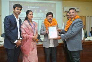 कमल किशोर शर्मा जी बीकानेर राजस्थान को संगठन द्वारा किया गया पदोन्नति